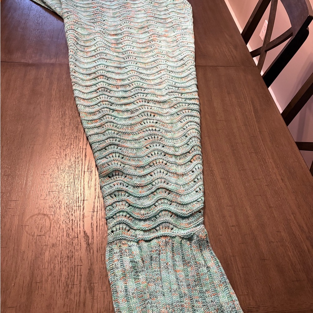 Mermaid Tail Crochet Blanket